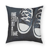 One Step At A Time Pillow 18x18