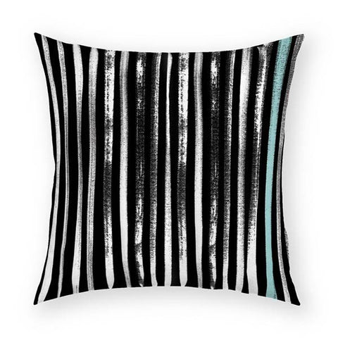 Blue Stripe Pillow 18x18