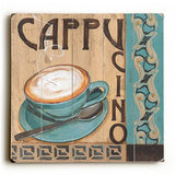 Cappucino Wood Sign 13x13 Planked