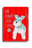 Do what you love Wood Sign 12x16 Planked