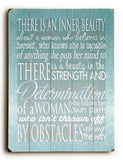 An inner beauty Wood Sign 25x34 (64cm x 87cm) Planked