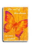 No act of Kindness Wood Sign 14x20 (36cm x 51cm) Planked