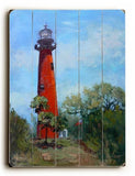 Jupiter Lighthouse Wood Sign 25x34 (64cm x 87cm) Planked