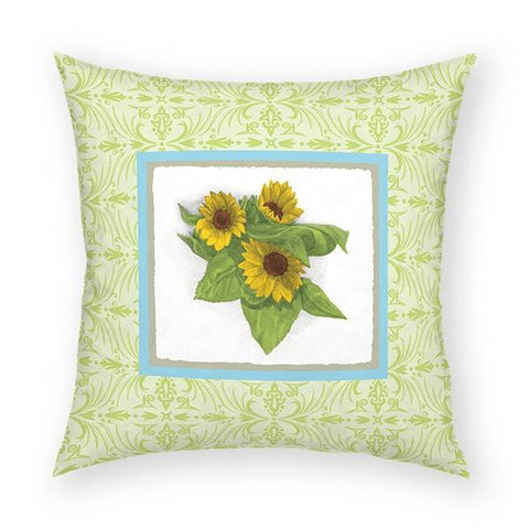 Sunflowers Pillow 18x18