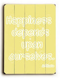 Happiness Wood Sign 9x12 (23cm x 31cm) Solid
