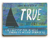 My Grasp of Things Wood Sign 18x24 (46cm x 61cm) Planked