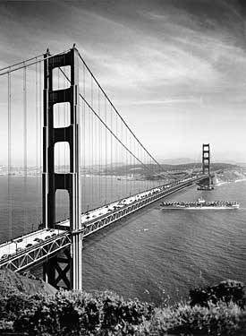 1937 San Francisco Golden Gate Bridge Poster Wood Sign 14x20 (36cm x 51cm) Planked