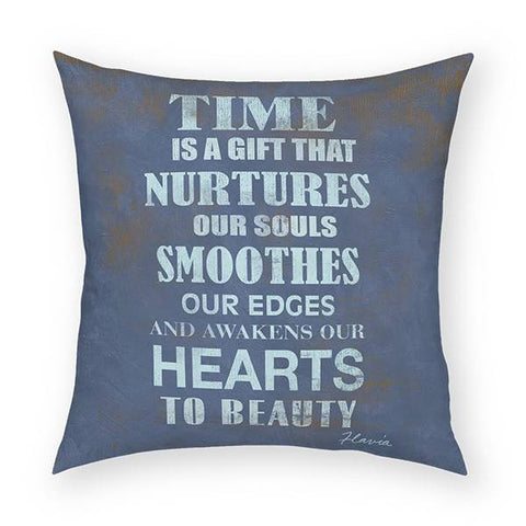 Time is a Gift Pillow 18x18
