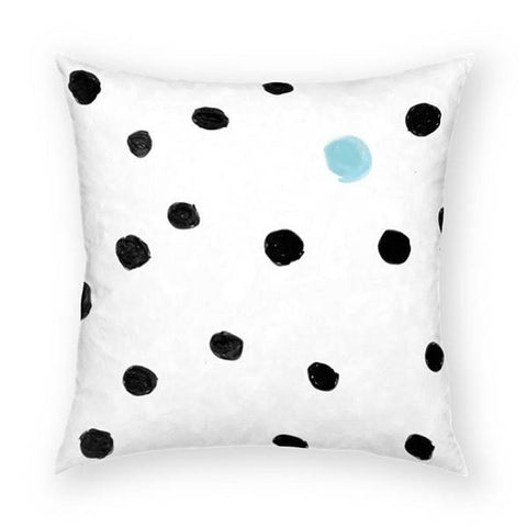 Blue Dot Pillow 18x18