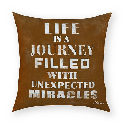Life is a Journey Pillow 18x18
