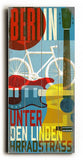 Berlin-MusCycle Wood Sign 10x24 (26cm x61cm) Planked