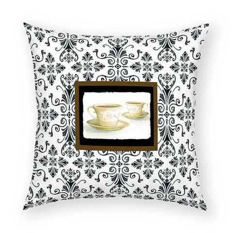 Tea for Two Pillow 18x18