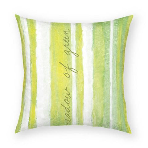 Meadow of Green Pillow 18x18