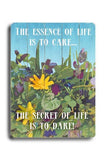 The Essence of Life Wood Sign 14x20 (36cm x 51cm) Planked