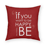 Be Happy Pillow 18x18