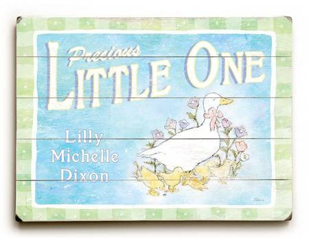 0003-1502-Ducklings Wood Sign 9x12 (23cm x 31cm) Solid