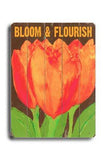 Bloom & flourish Wood Sign 12x16 Planked