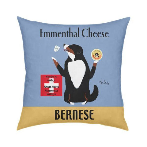 Emmenthal Cheese Bernese Pillow 18x18
