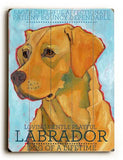 Labrador Wood Sign 18x24 (46cm x 61cm) Planked