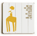 The Little Things Wood Sign 30x30 (77cm x 77cm) Planked