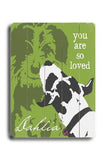You are so Loved Wood Sign 12x16 Planked