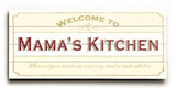 0003-1159-Mama's Kitchen Wood Sign 10x24 (26cm x61cm) Planked
