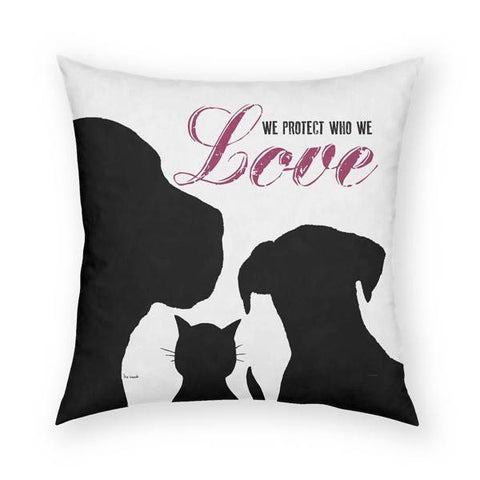 We Protect Who We Love Pillow 18x18
