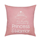 Princess & Warrior Pillow Pillow 18x18