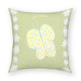 Garden Butterfly Pillow 18x18