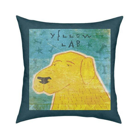 Yellow Lab Pillow Pillow 18x18