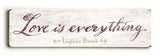 0002-8211-Love is Everything Wood Sign 6x22 (16cm x56cm) Solid