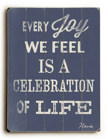 Every Joy Wood Sign 12x16 Planked