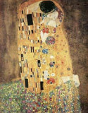 The Kiss, Gustav Klimt Wood Sign 14x20 (36cm x 51cm) Planked