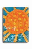 Look  Up Wood Sign 18x24 (46cm x 61cm) Planked