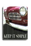 Keep it Simple Wood Sign 18x24 (46cm x 61cm) Planked