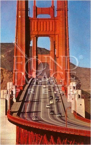 Golden Gate Bridge, San Francisco, California Wood Sign 7.5x12 (20cm x31cm) Solid