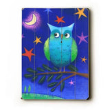 Owl Wood Sign 14x20 (36cm x 51cm) Planked