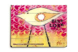 Give Love Wood Sign 14x20 (36cm x 51cm) Planked