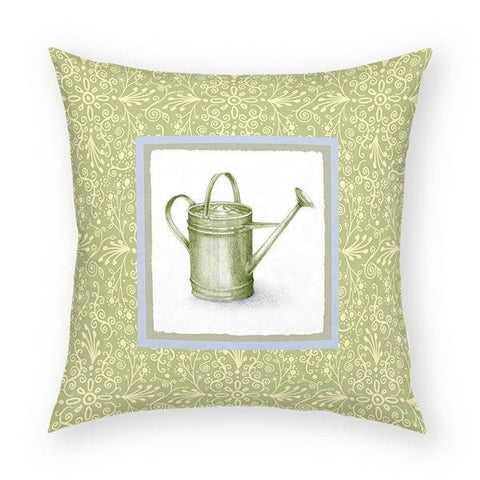 Watering Can Pillow 18x18