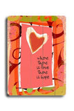 Where there is love Wood Sign 12x16 Planked