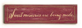 0003-0133-Sweet Memories are Being Made Wood Sign 6x22 (16cm x56cm) Solid