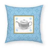 Tea Pot Pillow 18x18