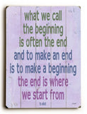 Make A New Beginning Wood Sign 9x12 (23cm x 31cm) Solid