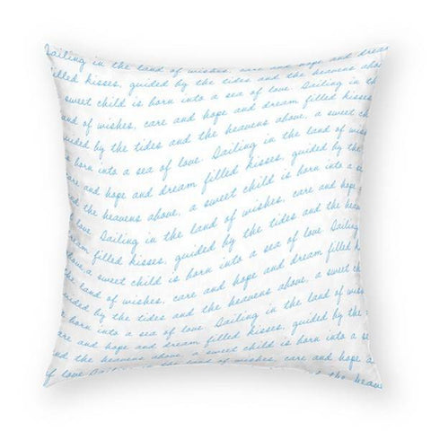 Sailing in the Land of Wishes Pillow 18x18