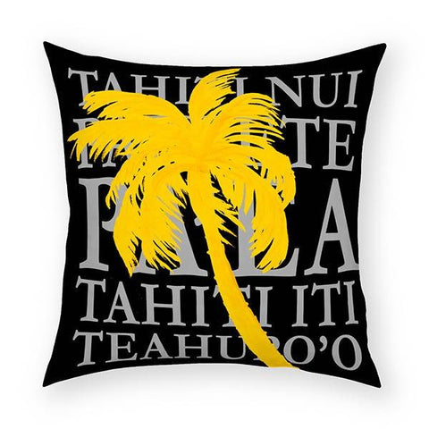 Tahiti Palm Pillow 18x18