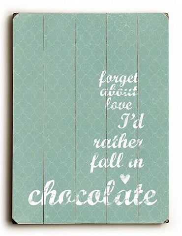 Chocolate Wood Sign 25x34 (64cm x 87cm) Planked