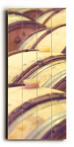 Barrel Trio 1 Wood Sign 10x24 (26cm x61cm) Planked