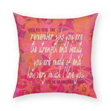 Remember Who You Are Pillow 18x18
