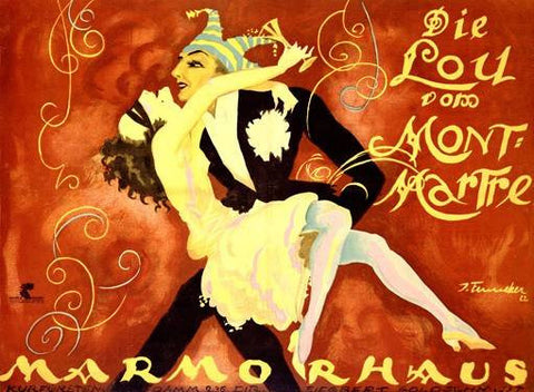 Sexy Berlin Carnival at Marmorhaus Wood Sign 14x20 (36cm x 51cm) Planked