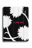 I love you Wood Sign 14x20 (36cm x 51cm) Planked